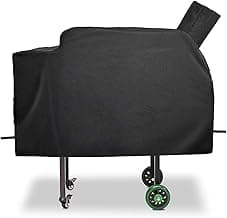 QuliMetal DB Grill Cover for Green Mountain Grill Daniel Boone Choice and Prime Standard Grills, Anti-UV & Waterproof, Heavy Duty Patio BBQ Grill Cover, 53.5 x 19.7 x 25 Inches