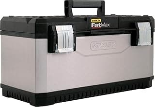 STANLEY FATMAX Deep Toolbox Storage with Heavy Duty Metal Latch, 20 Inch, 1-95-615