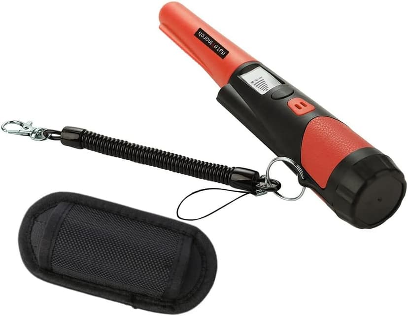 Hand Metal Detector, High Sensitivity Metal Detector with LCD Display&Belt Holster,360°Scanning,All Metal Finder Locating Gold Coin Silver Jewelry Waterproof