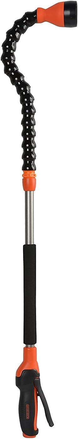 BLACK+DECKER BD2142 Lightweight Snake Watering Wand with 9-Pattern Spray Head
