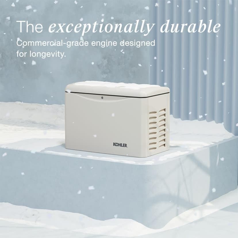 Kohler 26RCAL-200SELS Air-Cooled Standby Generator with 200 Amp Transfer Switch Single Phase, 26,000-Watt