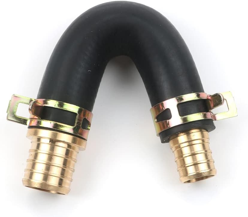 Heater Core Repair Bypass Kit - Brass Fittings - 5/8" x 3/4" Combination Hose