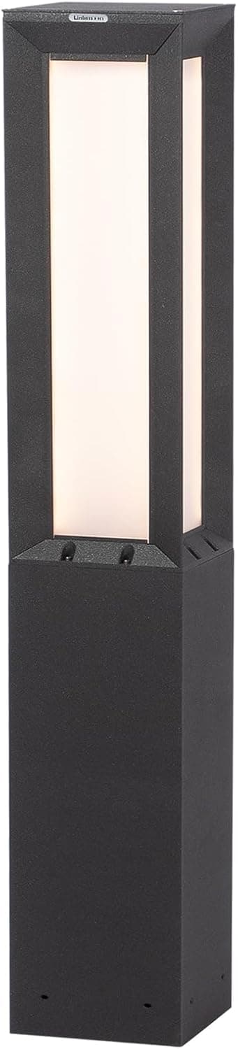 Landscape Path Light, Stainless Steel 8W 800LM Luxury LED Lighting, 32 Inches Modern Outdoor Bollard Lighting for Lawn, Patio, Courtyard and Driveway Decoration
