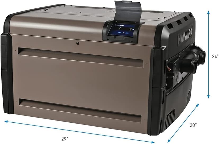 Hayward W3H400FDN Universal H-Series 400,000 BTU Natural Gas Pool and Spa Heater for In-Ground Pools and Spas