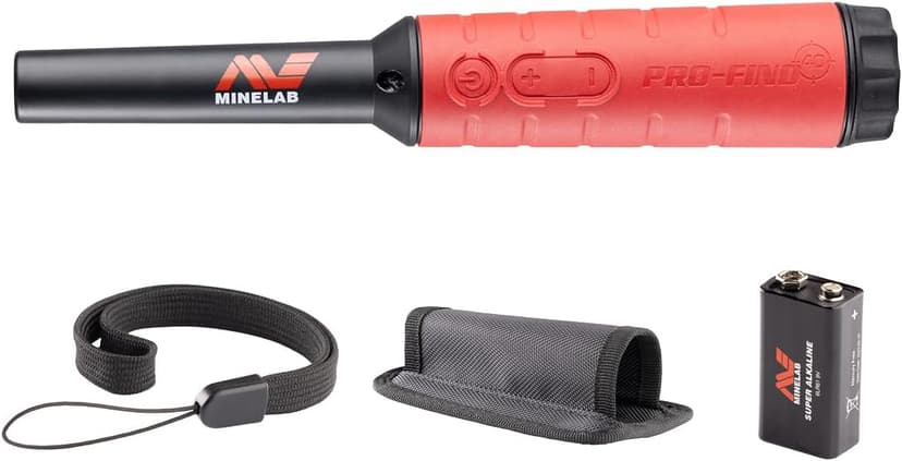 MINELAB PRO-FIND 40 Waterproof Pinpointer Metal Detector for Experts with Tone ID & Adjustable Sensitivity (Built-in Flashlight, Holster & Lanyard Included)