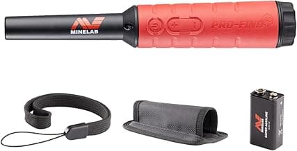 MINELAB PRO-FIND 40 Waterproof Pinpointer Metal Detector for Experts with Tone ID & Adjustable Sensitivity (Built-in Flashlight, Holster & Lanyard Included)
