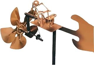 Handmade Metal Drummer Windmill, Drummer Windmill Garden Decoration, Percussionist Music Figurines,Fun Wind-Powered Sculpture Home Decor