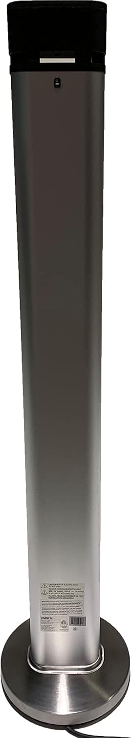 EnerG+ Infrared Electric Outdoor Heater Freestanding with Remote,Silver
