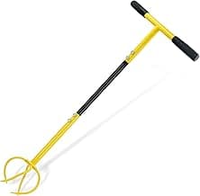 Manual Twist Tiller, Efficient Tiller for Gardening, Efficient Soil Cultivation, Garden Bed Tiller, Premium Handheld Garden Tool