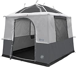 E-Z UP Camping Cube Sport, Converts 10' Angled Leg Canopy into Camping Tent, Grey (Canopy/SHELTER/Poles NOT Included)