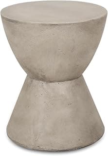 Christopher Knight Home 313408 Side Table, Light Gray