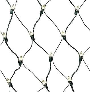 GE String A Long 150 Net-Style Lights Traditional Lighting Style Lights Clear Color Green Wire Light Set'