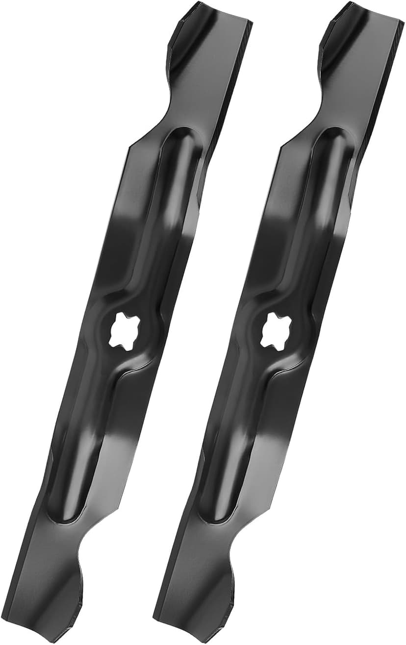 742-04154 High Lift Blades for 33" Deck, 942-04154 Mower Blades Compatible with Cub Cadet MTD Troy-Bilt Walk Behind Lawn Mower, Replaces 742-04154A, 942-04154A, 2 Pack