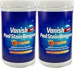 Vanish Pool & Spa Stain Remover 2 Pack (4LBS)- Natural Safe Citrus Based, Works Excellent on Vinyl, Fiberglass, and Metals, Removes Rust and Other Tough Stains