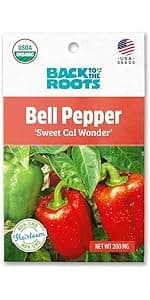 Seed Packet Bell Pepper 'Sweet Cal Wonder'
