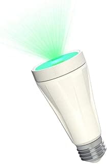 BlissLights BlissBulb - Laser Star Projector, Galaxy Lighting for Party, Holidays, Night Lights, Patios (Indoor/Outdoor, Standard E26 Base) - Green