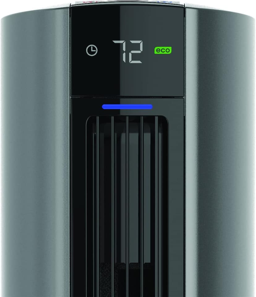 Lasko Oscillating All Season Tower Fan and Space Heater in One for Home with Adjustable Thermostat, Tip-Over Switch, 4 Fan Speeds, 3 Heat Settings and Remote Control, 42 Inches, 1500W, Gray, FH515