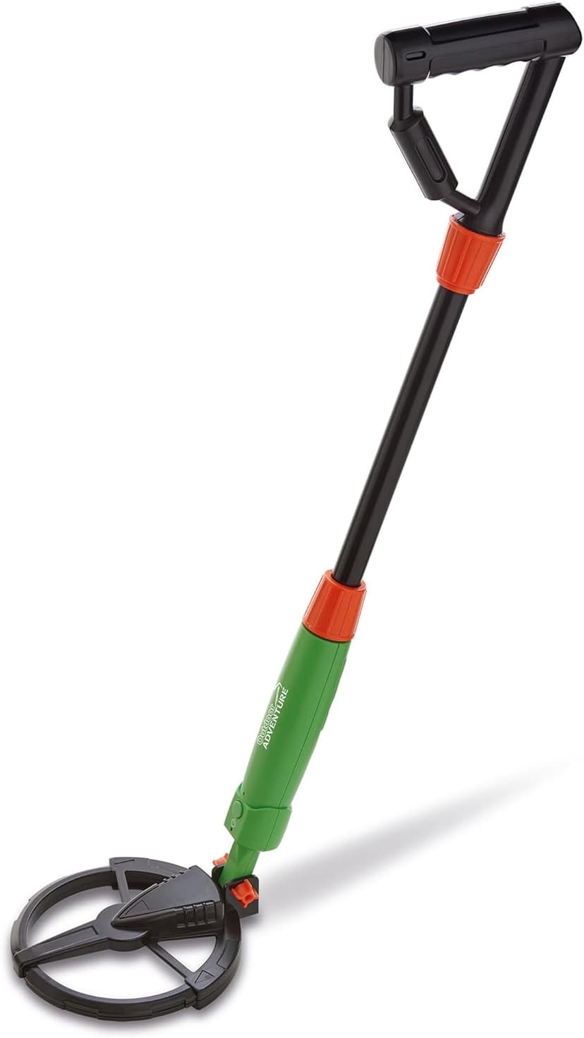 Brainstorm: Outdoor Adventure Metal Detector - 31.5" - Light N' Sound Treasure Hunting Toy, Lightweight & Portal, STEM Learning, Multi-Lingual, Kid 6+