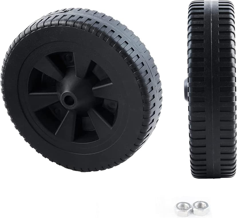 7 Inch 70-05-104 DGF493BNP DGH474CRP Wheels Replacement Parts for Dyna Glo Grill Wheels DGF510SBP DGH450CRP DGH450CRP-D DGH450CRP-D DGB494SPB Plastic Black Gas Grill Wheel Replacement 2 pcs