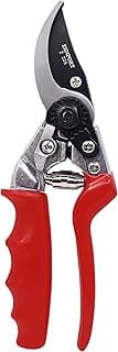 Zenport Z225 Bypass Pruner with Rotating Handle, 1-Inch Cut, 8.5-Inch , Red