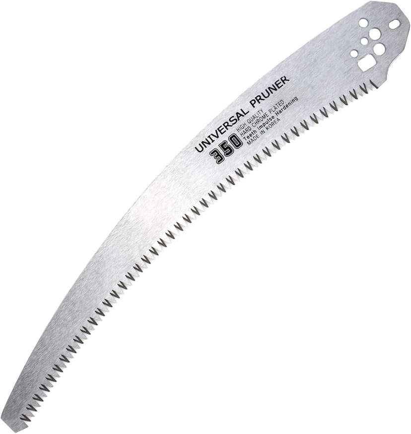 Universal Type Saw Blade, Compare The Holes on The Picture and See if Your Blade Can Match Up, Pole Pruner Blade Replacement, Razor-Sharp Curved Blade Saw, 15.5 inch Length