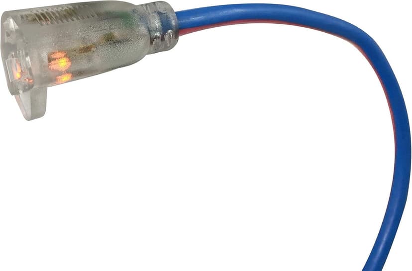 US Wire 99025 12/3 25-Foot SJEOW TPE Cold Weather Extension Cord Blue with Lighted Plug