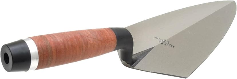 MARSHALLTOWN Philadelphia Brick Trowels, Leather Handle, 279mm Length, 140mm Width, Made In The USA, 19L11