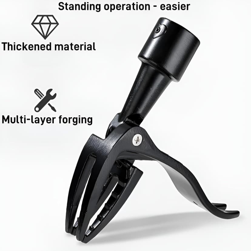 Weed Puller Tool，Stand Up Weed Puller Tool，Weeding Artifact Uprooting Equipped with a shovel，Easily Remove Weeds Effortlessly Without The Need to Tug, Bend, Garden weeding tools. (Stainless Steel)