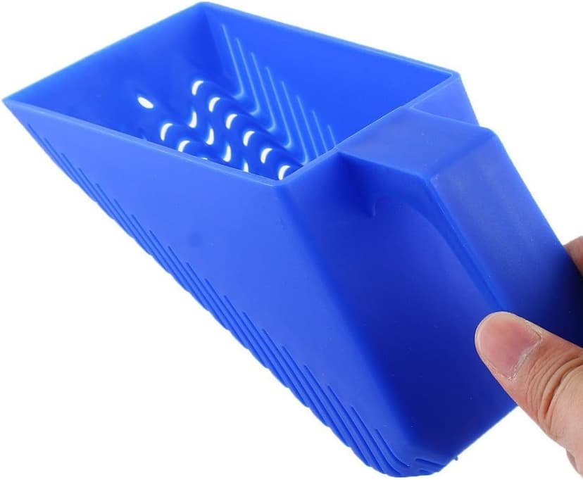 XMHF Plastic Aquarium Fish Tank Garden Sand Scraper Cleaning Pan Scoop Shovel