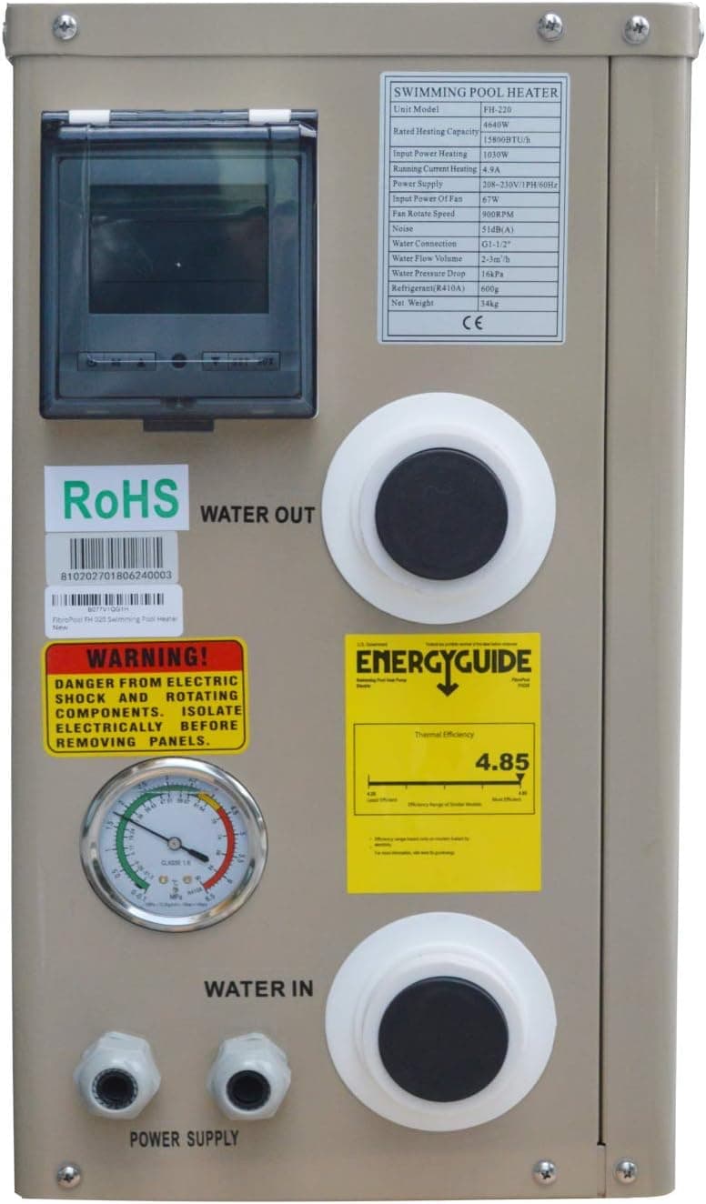 FibroPool FH 220 Swimming Pool Heater Heat Pump