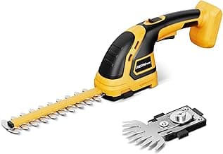 Cordless Hedge Trimmer Compatible with DEWALT 20V MAX Battery(No Battery), Electric Hedge Trimmer Cordless Grass Trimmers, Bush Trimmers Grass Shears Handheld for Yard, Garden, Lawn Care