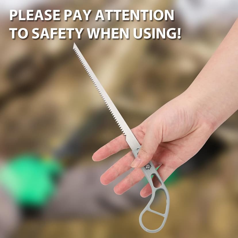 2 PCS Small Hand Saw for Wood Outdoor Portable Camping Hand Saw for Small Branches One Replaceable Blade Garden Mini Hand Saw for Tree Trimming Pruning Saw for Tight Space 8.6" Light Saw for Women Men