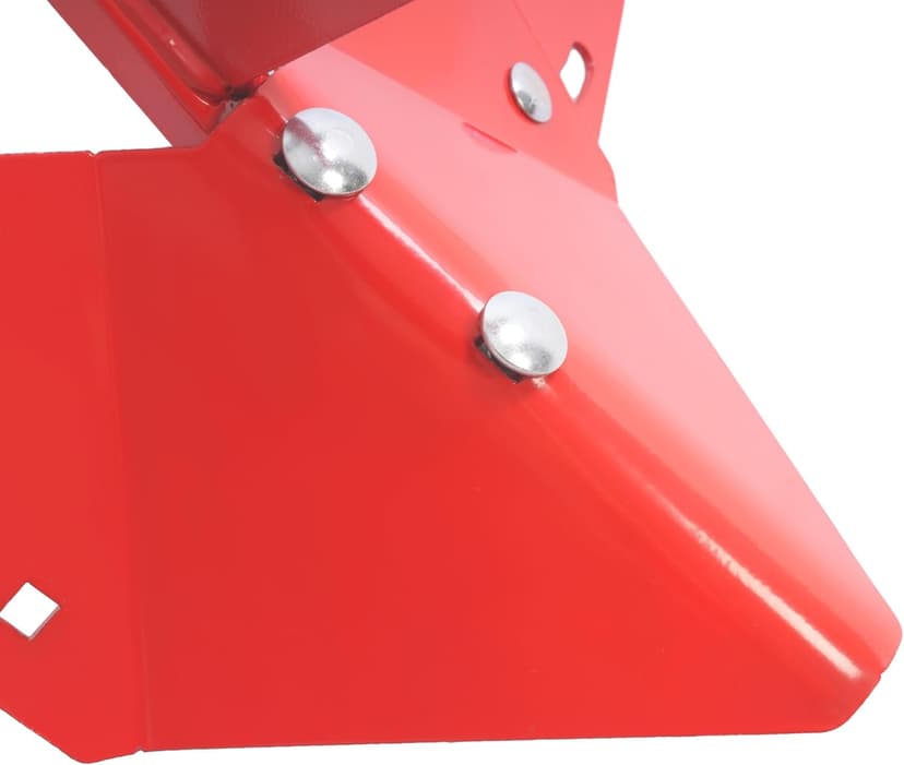 Hiller Furrower Kit for Rear Tine Tiller W/Adjustable Wing Fit for Land Reclamation 3 Kinds Connection Red Steel Replacement for 15683 Hiller-Furrower
