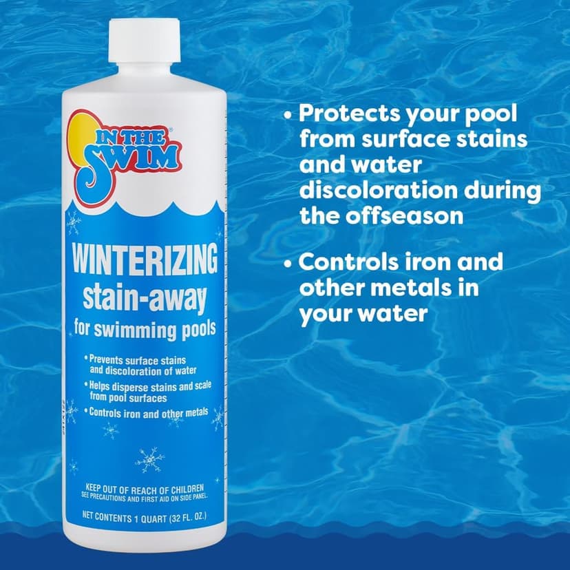 In The Swim Pool Closing Kit - Winterizing Chemicals for Above Ground and In-Ground Pools - Up to 15,000 Gallons