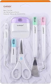 CAREGY Craft Vinyl Weeding Tools Set, Precision Craft Tools Kit, Weeding Kits for Cricut/Silhouette/Siser/Oracal 631/651/751 Vinyl