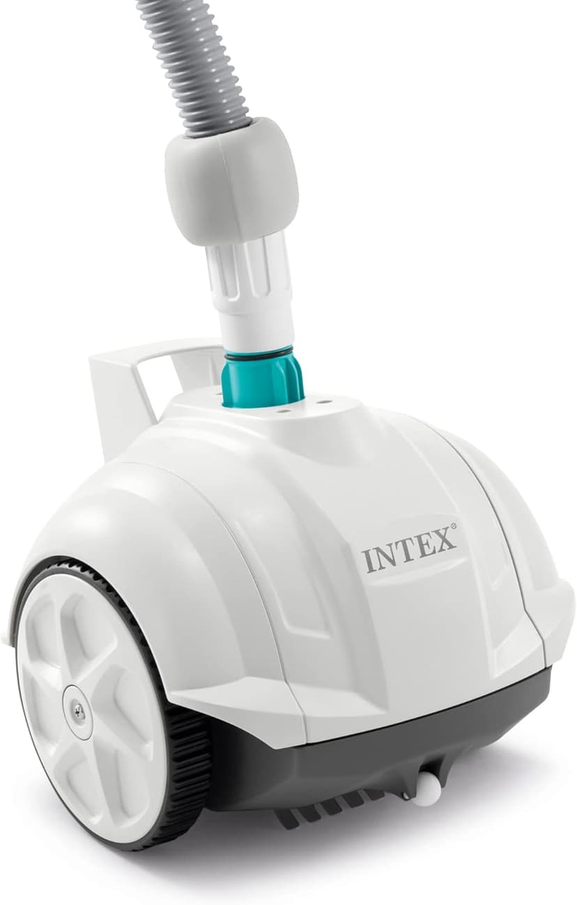 INTEX 28007E ZX50 Suction-Side Above Ground Automatic Vacuum Pool Cleaner: For Smaller Pools – Cleans Pool Floor – Removes Debris – Removable Filter Tray – 21ft Tangle Free Hose