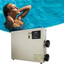 Pool Heater-11KW 220V Upgrade Thermostat Electric Swimming Pool Heater,Digital Touch Display Energy Efficient Pool Water Heater for Spas, Bathtubs and Above Ground in-Ground Pools. (Upgrade 220 11KW)
