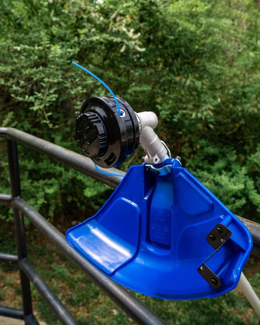 26cc Weed Wacker Gas Powered, 3 in 1 String Trimmer/Edger 17'' with 10'' Brush Cutter,Rubber Handle & Shoulder Strap Included