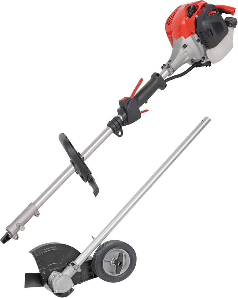 25.4cc Gas-Powered 2-Cycle Attachment Capable Powerhead, Lightweight Grass Trimmer for Garden Edging & Lawn Care (Edger Combo)