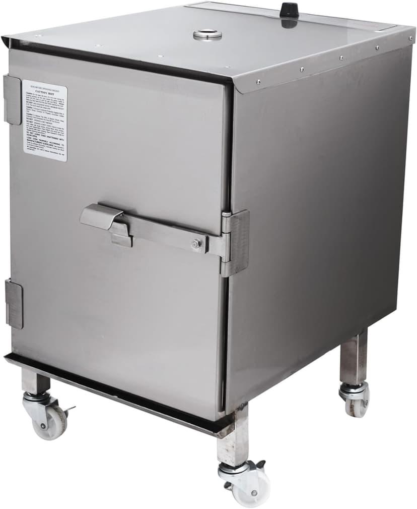 SmokinTex Pro 1100 Electric Smoker - Stainless Steel Portable Smoker with Temperature Control, Wood Chip Tray, and Meat Probe for BBQ, Jerky, Vegetables - Indoor/Outdoor Use