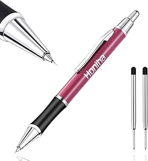 Weeding Pen for Vinyl, Precision Pin Pen Weeding Tool with 2 Metal Refills, Retractable Air Release Pen Craft Vinyl Weeding Tool for Vinyl Wall Decal HTV Car Film, Fuchsia