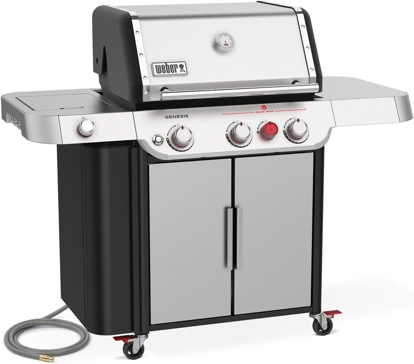 Weber Genesis S-335 Natural Gas Grill, Stainless Steel