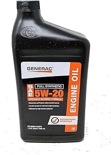Generac OIL-5W-20 FULL SYN QUART BOTTLE
