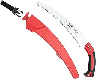 EZ Kut Kamikaze Saw Curved Blade with Scabbard - 19.3 Inch Heavy Duty Pruning - Carbon Hardened Steel Japanese Technology- Best Pruning Saw for Tree Trimming