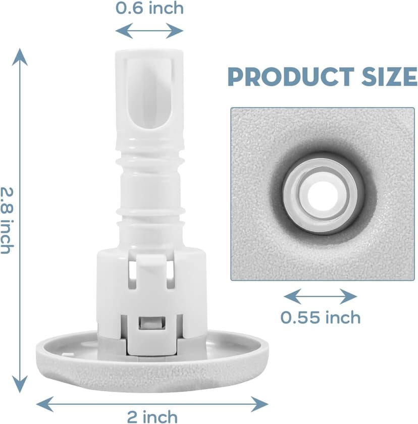 2'' Spa Hot Tub Jets Compatible with Cluster Storm Internal Directional Jet 212-1549/218-51405 Replacement for Bathtub Jets and Hot Tub (5PC)