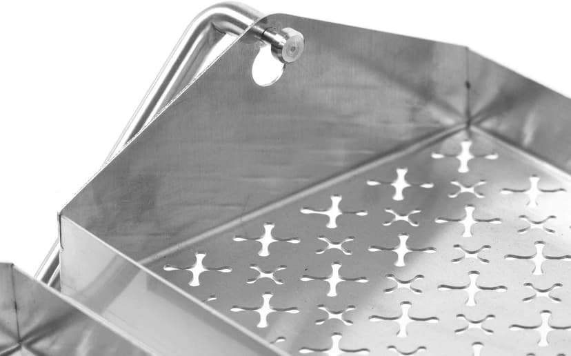BBQGUYS Signature Rib Rotisserie Rotating BBQ Grill Trays - BBQ-RRW
