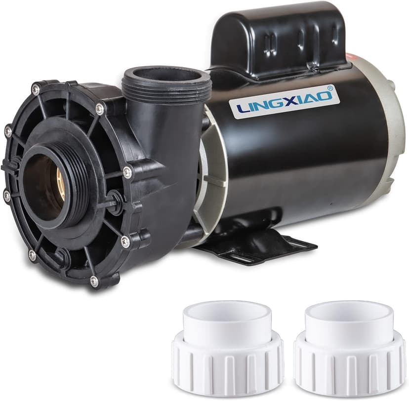 SPA Pump, 4HP Hot Tub Pump - 2 Speed LX SPA Pump Motor 220-240V, 2" Port, 56 Frame (Model: 56WUA400-II)