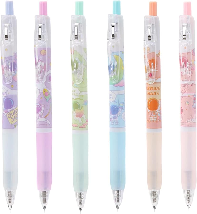 6 Pieces Pin Pen Weeding Tool for Vinyl, Precision Air Release Weeding Pen, Quick Pinpen Vinyl Pen Weeder Pokey Tools (02-Lovely seris)