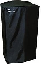 esinkin 30-Inch Electric Smoker Cover for Masterbuilt Electric Smoker, Dust UV Durable Waterproof and Conveninet, Black