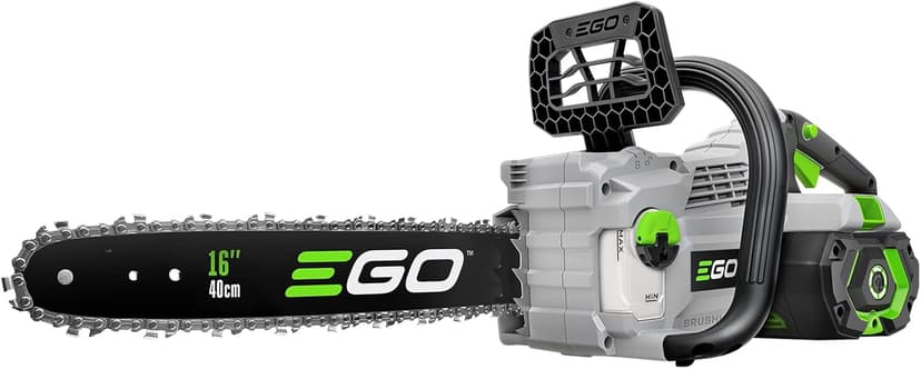 EGO POWER+ Chain Saw, 16” Battery Powered Chainsaw, Electric Cordless, Includes 56V 4.0Ah Battery and Charger – CS1613